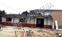 Light steel villa exterior wall construction