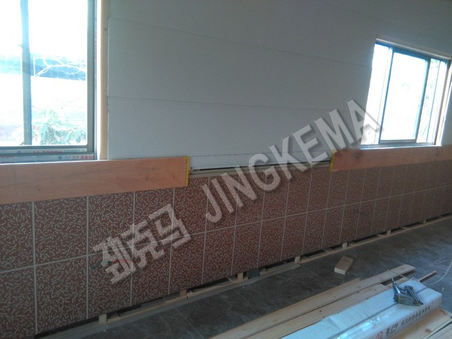 Interior decoration waist installation