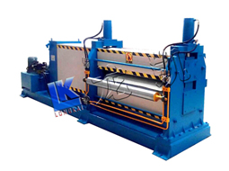 Duplex stainless steel embossing machine