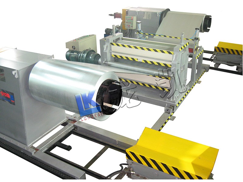 Aluminum roll embossing machine