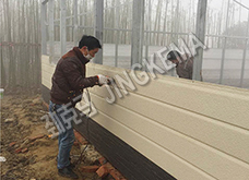 Steel wall installation
