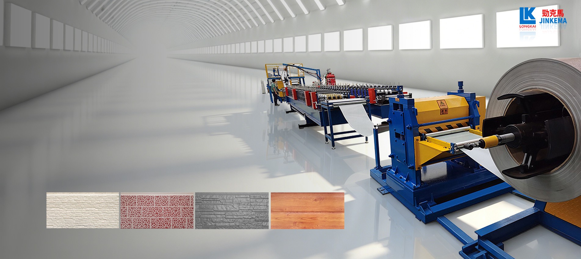 Metal Exterior Wall Embossed Panel Production Equipment