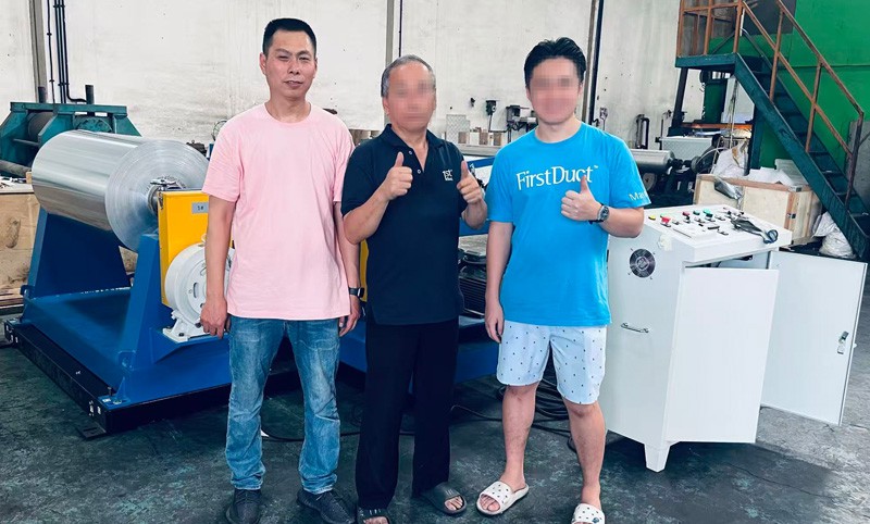 Indonesian Client Purchased Aluminum Foil Embossing Machine